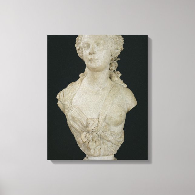 Bust of Madame Sabatier, 1847 Canvas Print (Front)