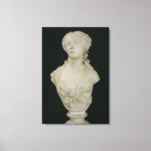 Bust of Madame Sabatier, 1847 Canvas Print