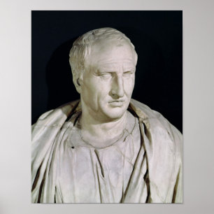 Bust of Marcus Tullius Cicero Poster
