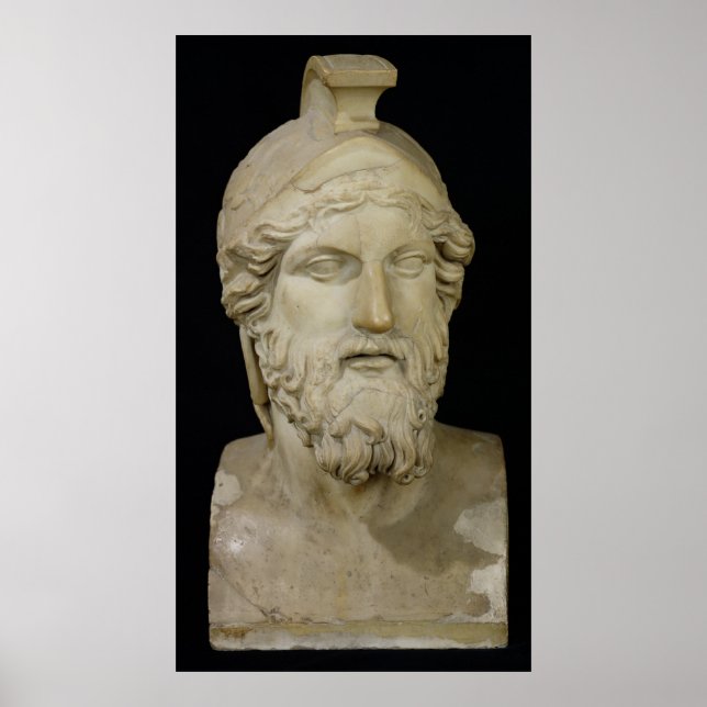 Bust of Miltiades  480-336 BC Poster (Front)