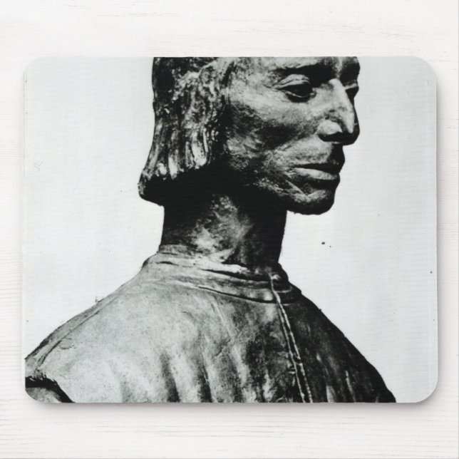 Bust of Niccolo Machiavelli Mouse Pad (Front)