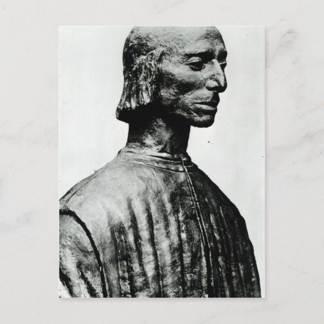 Bust of Niccolo Machiavelli Postcard (Front)