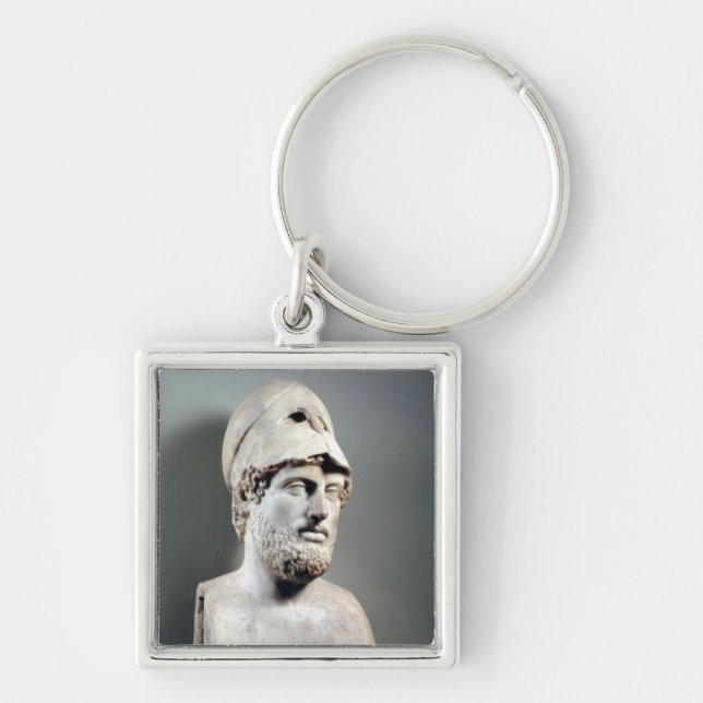 Bust of Pericles  copy of a Greek original Key Ring (Front)