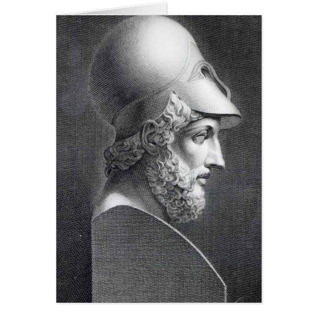 Bust of Pericles, engraved by Giuseppe Cozzi (Front)