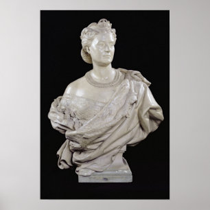Bust of Princess Mathilde c.1862-63 Poster