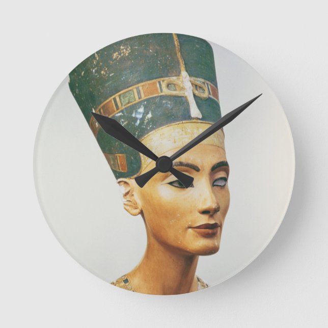 Bust of Queen Nefertiti, from the studio of the sc Round Clock (Front)