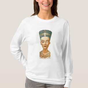 Bust of Queen Nefertiti, front view, from the stud T-Shirt