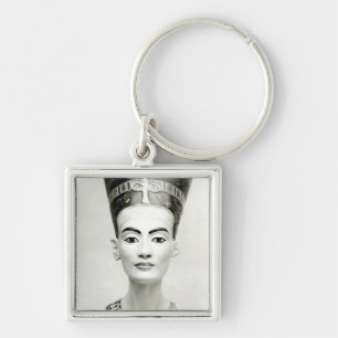 Bust of Queen Nefertiti Key Ring