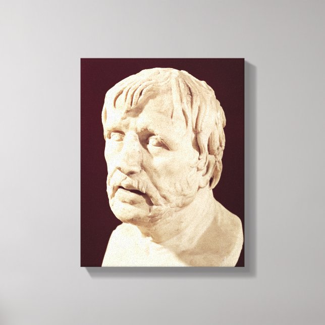 Bust of Seneca Canvas Print (Front)