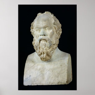 Bust of Socrates Poster