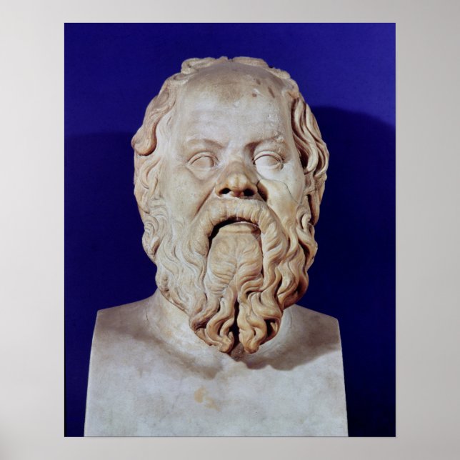 Bust of Socrates Poster (Front)