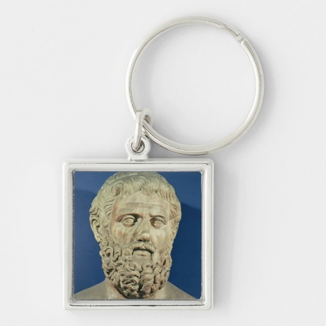Bust of Sophocles Key Ring (Front)
