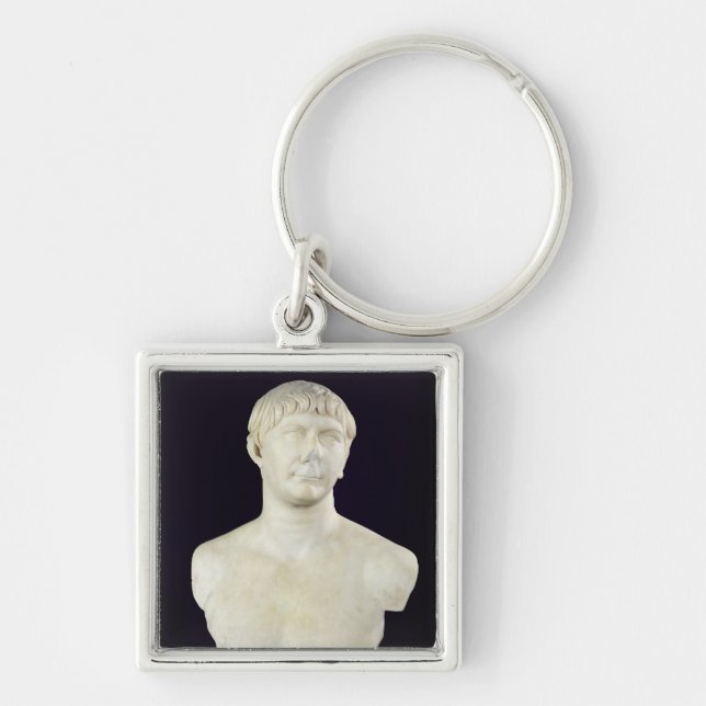 Bust of Trajan  c.108 Key Ring (Front)