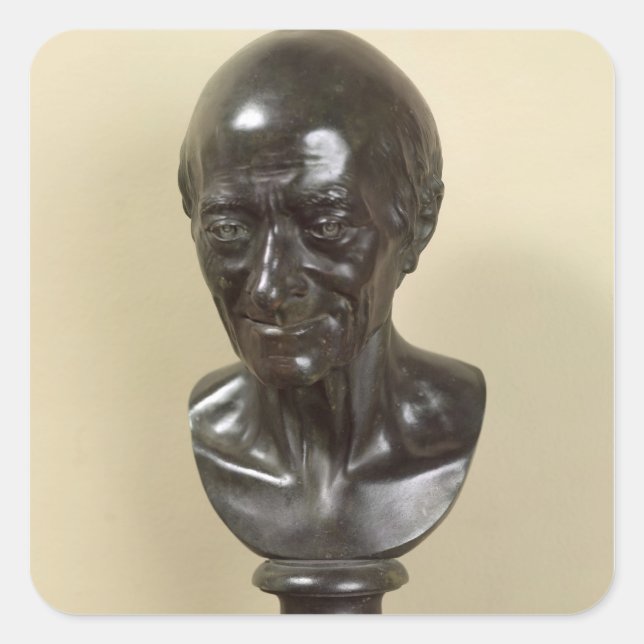 Bust of Voltaire  1778 Square Sticker (Front)