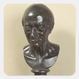 Bust of Voltaire 1778 Square Sticker