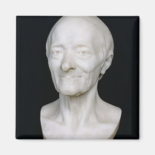 Bust of Voltaire without his wig, 1778 Magnet