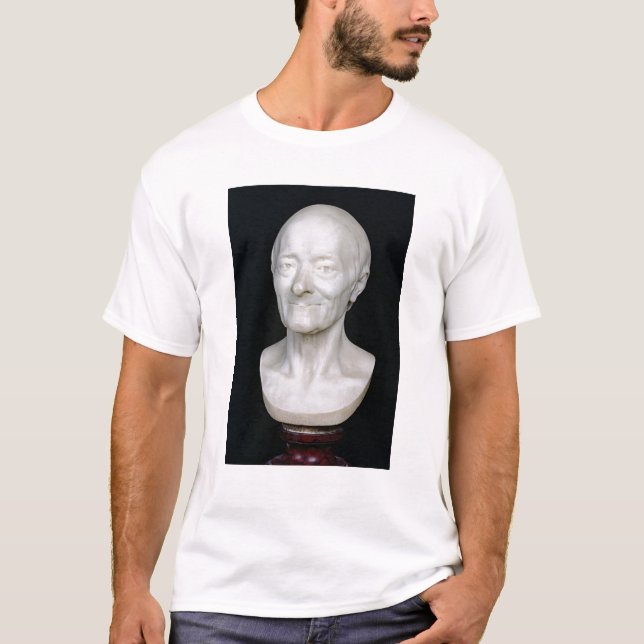 Bust of Voltaire  without his wig, 1778 T-Shirt (Front)