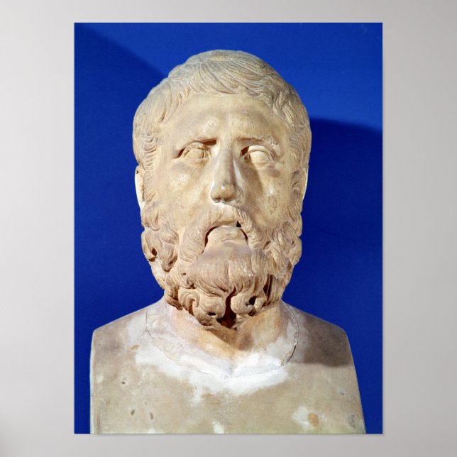 Bust of Zeno of Citium Poster (Front)