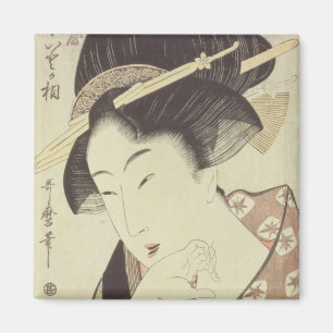 Bust portrait of the heroine Kioto of the Itoya Magnet
