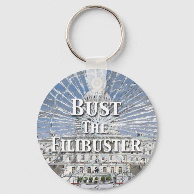 Bust The Filibuster Key Ring (Front)