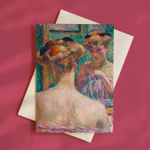 Buste de Nu   Theo van Rysselberghe Card