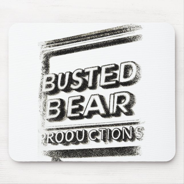 Busted Bear Productions Mouse Pad (Front)