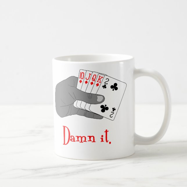 Busted Draw Coffee Mug (Right)