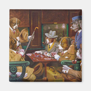 Busted! ("His Station and Four Aces") Magnet