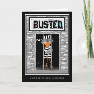 Busted: "Thinking of you...obviously." Card