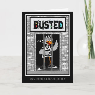Busted: "Thinking of you...obviously." Card