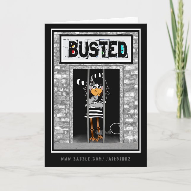 Busted: "Thinking of you...obviously." Card (Front)