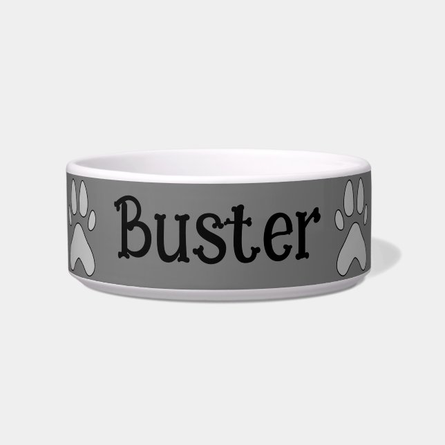 "Buster" Coordinated Customisable Pet Bowl (Front)