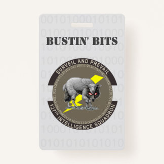 Bustin Bits ID Card ID Badge
