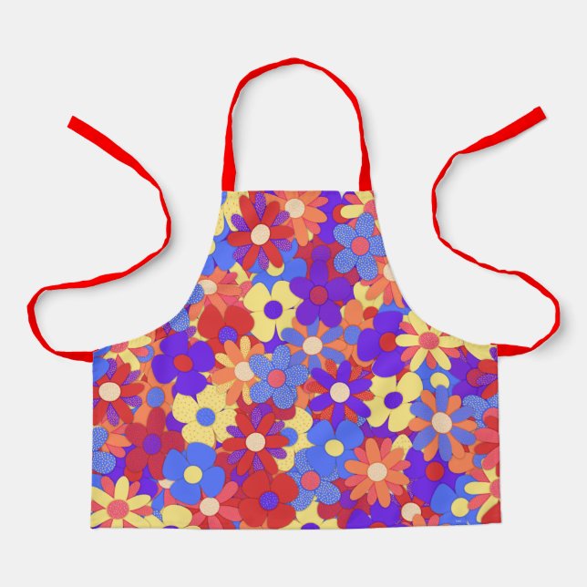 Bustling Bouquet Apron (Front)