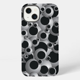 Bustling Bubbles Black iPhone 13 Case