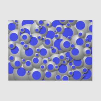 Bustling Bubbles Royal Blue Tissue Paper