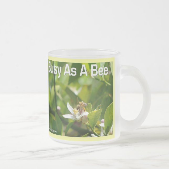 Busy as a Bee - Frosted Mug (Right)