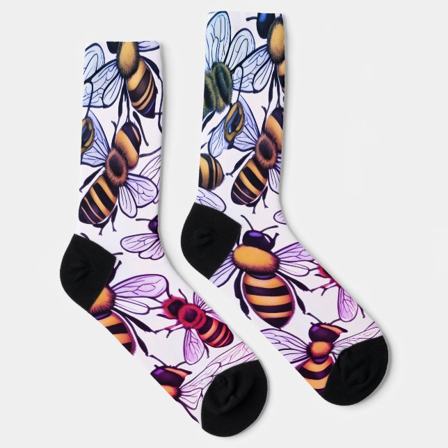 Busy as a Bee Socks (Right)