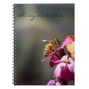 Busy as a Bee Spiral Notebook