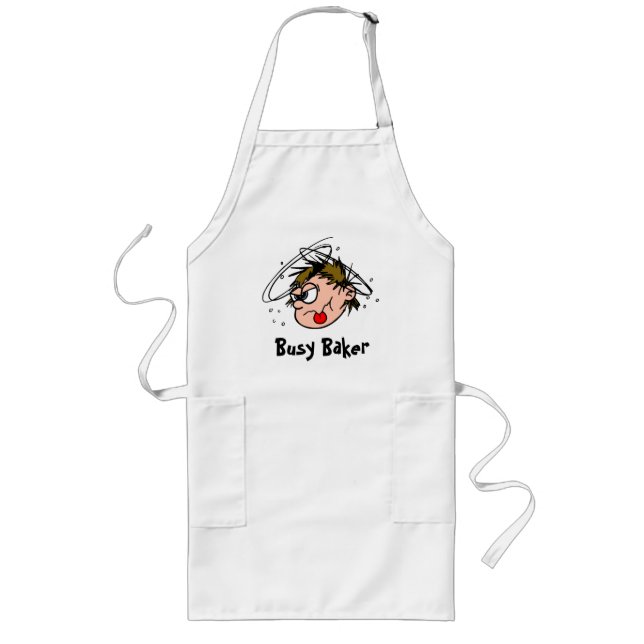 Busy Baker Long Apron (Front)