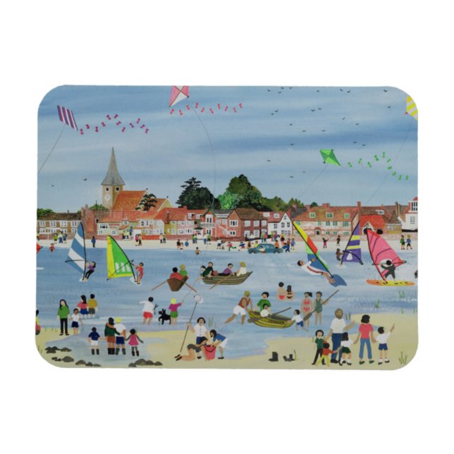 Busy Beach Magnet (Horizontal)