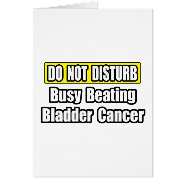 Busy Beating Bladder Cancer (Front)