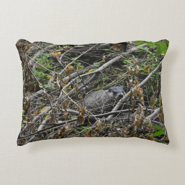 Busy Beaver Decorative Cushion (Front)