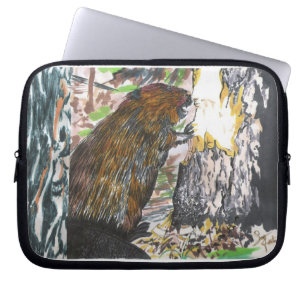 Busy Beaver Laptop Sleeve