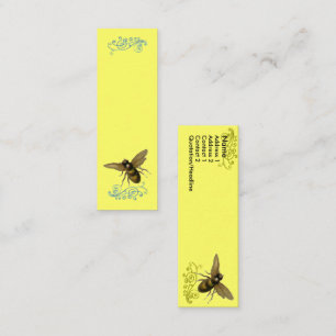 Busy Bee Any Colour Background Mini Business Card