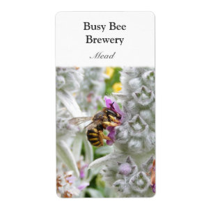 Busy Bee ~ Mead Wine Label