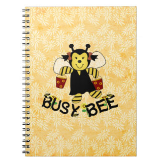 Busy Bee Spiral Notebook