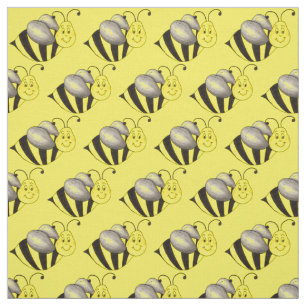Busy Bee Yellow Black Bumblebee Honey Bees Insect Fabric