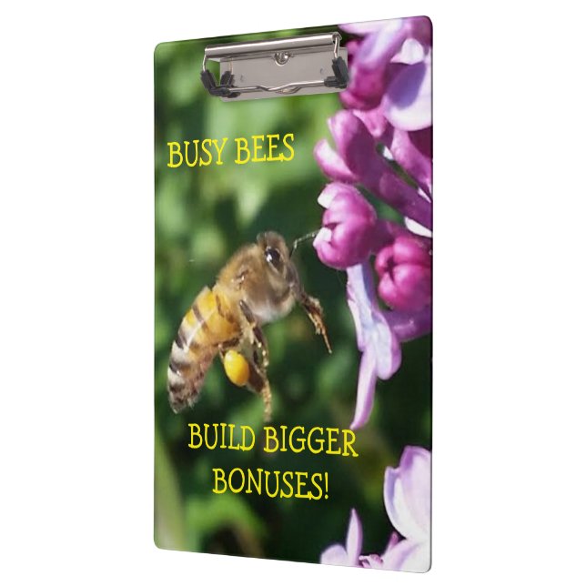 Busy Bees Build Bigger Bonuses Clipboard (Left)