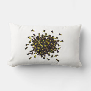 Busy Bees ~ CHANGE COLOR Lumbar 13x21 Cushion